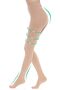 Compression Pantyhose 20-30mmHg Support Hose for Swelling Edema Varicose Veins