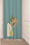 Bohemian Leaf Patterned Specially Designed Digital Printed Modern Style Modern Stylish Style Background Curtain