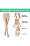 Compression Pantyhose 20-30mmHg Support Hose for Swelling Edema Varicose Veins - 4