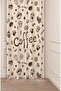 Coffe Time Espresso Latte Coffee Time Bohemian Patterned Special Design Digital Printed Stylish Style Background Curtain