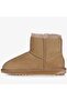 Leather Piction Boot Women's Sheepskin Sheep Fur Boots Beige - 2
