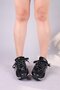 Salta Double Lace-Up Garnished Sneakers Black - 2