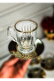 12-Piece Timeless Gold Metal Coffee & Tea Cup Set with Saucers and Real Gold Plating - 5
