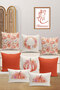8-Piece Double-Sided Digital Print Throw Pillow Cover Halloween Autumn Themed