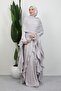 Ebru Yoryo Evening Dress Light Gray