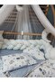 240 cm Knitted Protective Baby Sleeping Set 60X120 - Includes Sleeping Companion Pillows and Mosquito Net Set - 8