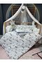 240 cm Knitted Protective Baby Sleeping Set 60X120 - Includes Sleeping Companion Pillows and Mosquito Net Set - 2
