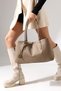 Mink Women's Large Size Nubuck Bag Shoulder Bag and Handbag - 4