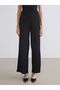 Lcwaikiki Basic Elastic Waist Textured Women's Pants - 3