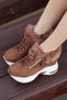 Dnr 432 Zipper Detailed Fur Boots - 3