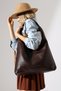 Brown Women's Large Print-Detail Bag Shoulder, Hand and Clutch Bag - 2