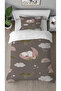 Unicorn Rainbow Patterned Digital Printed Special Design Single Children's Duvet Cover Set Without Sheets