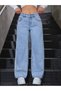 Clara Women's Palazzo Relaxed Comfortable Fit Stretch Fabric High Waist Jeans Denim Pants New Season1 - 5