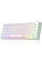 Mini 60% Gaming Keyboard, Upgrade RGB Backlit 61 Key Ultra-Compact Keyboard