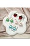 Yiwushi Stylish Cherry Earrings for Women - Red, Gold Tone Closure, Casual & Formal Jewelry - 5