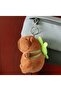Capybara Plush Toy Bag Ornament Charm Green Sulfate Capybara 12cm - 2