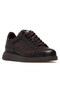Men's Genuine Leather Daily Lightweight Casual Shoes 25K Lbr-4617 m Brown - 4