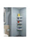 4 Tier Multi-Use Corner Shelf Rack - Adjustable Organizer for Kitchen, Bathroom, Toilet