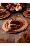 طبق أرز نحاسي للشواء مع غطاء 40 سم - 6