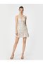 Women's Pink Ruffle Floral Mini Dress