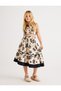 Girl's Beige Printed Skirt - 3