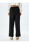 Women's Black Oversized Sweatpants - 4