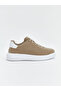 Beige Lace-Up Men's Sneakers - 2