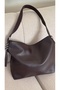 Large Size Bitter Coffee Color Buckle Adjustable Ring Strap Tote Women's Hand and Shoulder Bag - 4