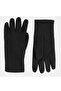 Unisex Black Fleece Gloves Winter Gloves (1 Piece) - 4