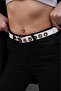 Ancient Capsule Women's Belt with Reel Buckle Pants Belt Dress Belt Studded Belt - 3