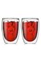 New Design Double Wall Borosilicate Glass Transparent Glass Cup 350 ml - 2 Pieces 2772