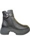 Genuine Leather Thick Non-Slip Sole Women's Boots with Buckle Accessories Z326 - 2