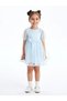 Crew Neck Short Sleeve Lace Baby Girl Dress (S4) - 2