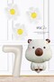Kapibara Theme Birthday Daisy Balloon Set Capybara Concept