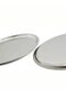 Stainless Steel 6 Pieces 27 Cm Round Serving, Cake, Cookie, Treat Plate, Serving Plate 6 Pieces - 4