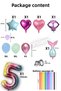 Mermaid Balloon Set The Little Mermaid Themed Figure Balloon Set 1-9 Years Old Balloon - 2