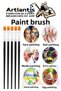 Paint Brush 7 Number 5 Pcs Flat Tip Synthetic Painting Brush Economic Watercolor Acrylic Paint Gouache Bo - 3