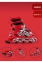 Double Row Aluminum Body Adjustable Number 2+1 Practice Skates