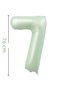 7 Number Balloons Retro Green Color 76 cm Birthday Party Decoration - 2