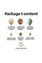 Balloon Set - Sea Sand - Caramel - Moss Green - 60-Piece Balloon Chain Set - 2