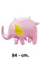 Pink Elephant Foil Balloon Gold Detailed Elephant Balloon 60X84Cm - 2