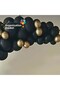 Balloon Set, Pastel Black, Chrome Gold, 60-Piece Balloon Chain Set - 5