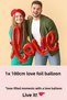 Heart Balloon Love Foil Balloon Helium Compatible Dry Rose Candle Valentine's Day Anniversary Marriage Proposal - 2