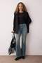 Mavi Normal Bel Comfort/Esnek Arka Cep Detaylı Flare Bootcut Jeans TWOAW26JE00130