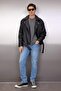 Açık Mavi Esnek Kumaş Tırnaklı Destroylu Slim Fit Dar Kesim Jeans Kot Pantolon TMNSS21JE0067 - 3