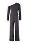 Anthracite Low Sleeve Detail Soft Button Flexible Knitted Bottom - Top Set Twoaw26Au00089 - 7