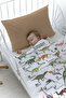 Organic Printed Baby (100X150 cm) Quilt Set - Iconic Series - Dinosaur Alphabet - 2