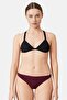 Women Brand Logo Bikini Bottom, Purple