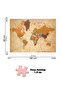 4 Pieces 1000 Piece Puzzle - Colmar / Amsterdam / World Map Ii / Horses - 2