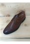 Men's Winter Shoes Non-Slip Rubber Sole Water Resistant Genuine Inner Leather Outer Leather Lace-Up Tan Color - 4